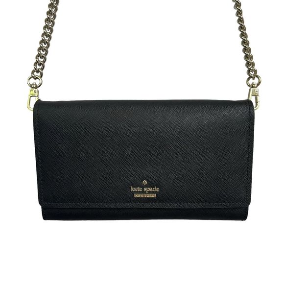 kate spade Bags Kate Spade Black Small Crossbody Bag Wallet Pebble